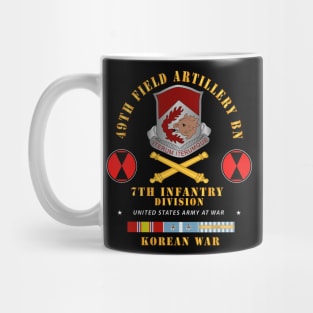 49th Field Artillery Bn- 7th Inf Div -  KOREA UN SVC Mug